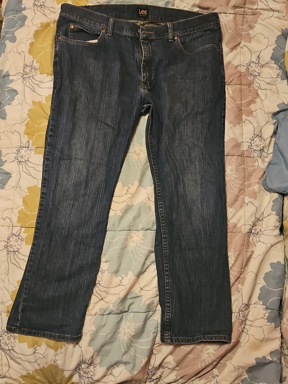Lee Men’s Dark Blue Straight Jeans
